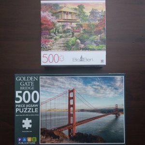 2 - 500 Piece Jigsaw Puzzles